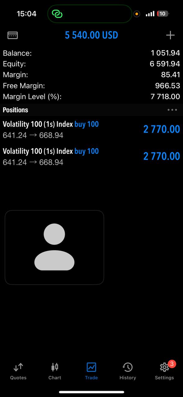 JMJ Trading synthetic indices trading profit