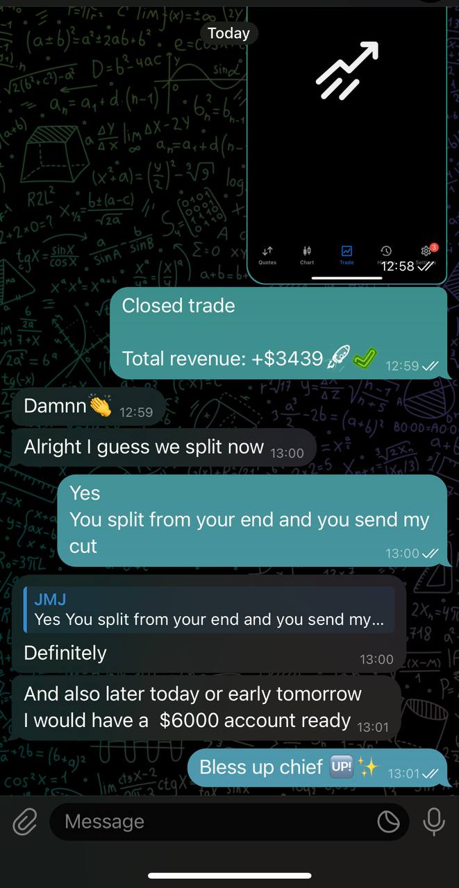 JMJ Trading forex signal profit $3,678