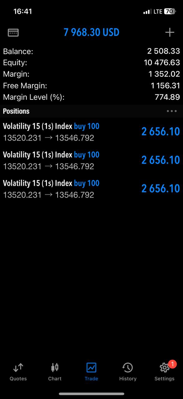 JMJ Trading crash 1000 signal profit